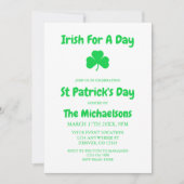 Iers Voor Een Dag Kaart (Voorkant)