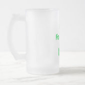 Iers voor een dag matglas bierpul (Links)