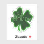 Iers voor een dag St. Patrick's Day Sticker (Vel)