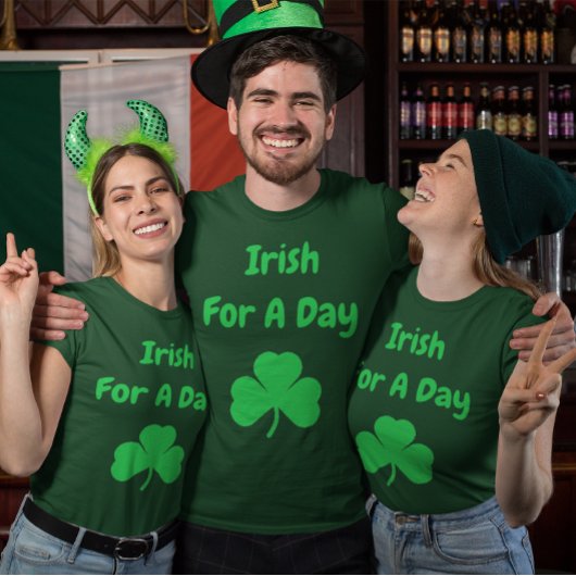 Iers voor een dag t-shirt