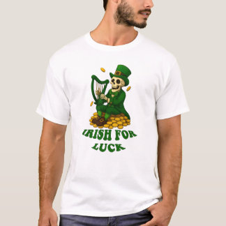Iers voor geluk t-shirt