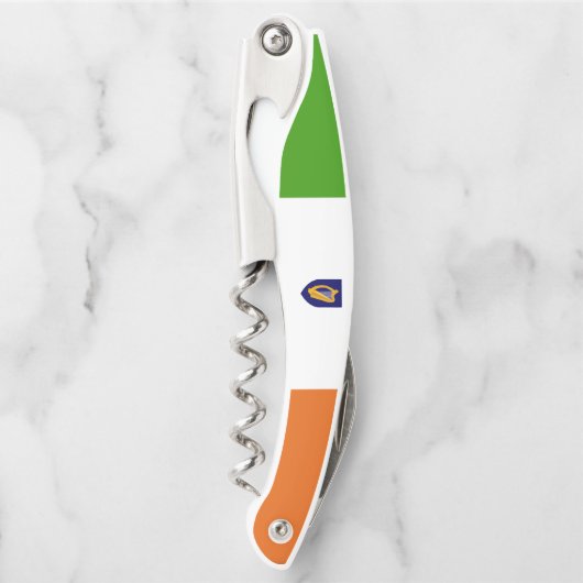 Iers wapenschild kurkentrekker (Voorkant)