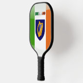 Iers wapenschild pickleball paddle (Links)