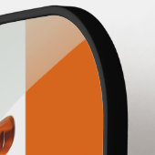 Iers wapenschild pickleball paddle (Links Detail)