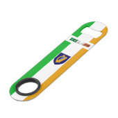 Iers wapenschild speed flessenopener (Achterkant Gekanteld)