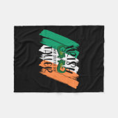 Iers was een beetje groter fleece deken (Voorkant (Horizontaal))