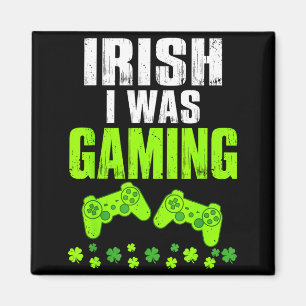 Iers was gamen st patrick's dag grappige gamer magneet