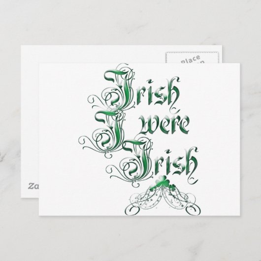 Iers was ik briefkaart (Voorkant / Achterkant)