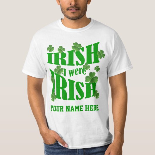 Iers was ik Iers T-shirt (Voorkant)