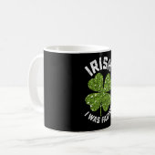 Iers was ik sneller op St Patrick's Day Koffiemok (Voorkant links)