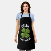 Iers was ik sneller op St Patrick's Day Schort (Gedragen)