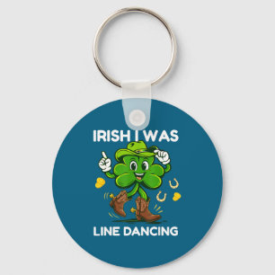 Iers was lijn dansen grappig st patricks dag sleutelhanger