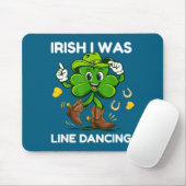 Iers was line dancing grappige st patricks day muismat (Met muis)