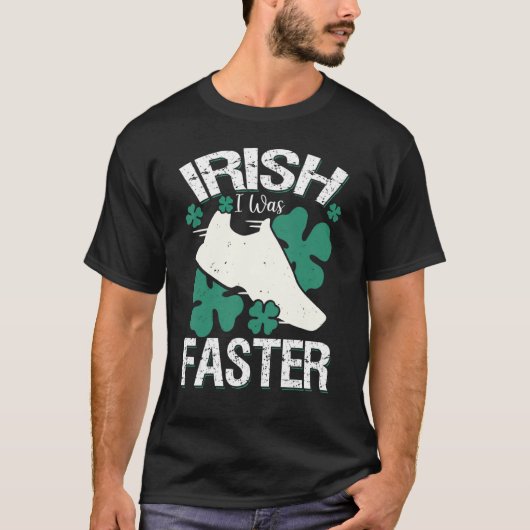 Iers was sneller grappig toen ik St Patrick's Day  T-shirt (Voorkant)