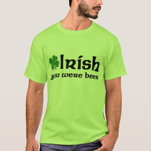 Iers was t-shirt bier (Voorkant)