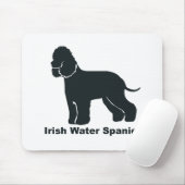 Iers waterspaniel muismat (Met muis)