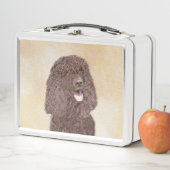 Iers waterspaniel schilderen - Oorspronkelijke hon (In situ)