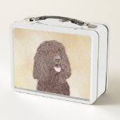 Iers waterspaniel schilderen - Oorspronkelijke hon (Achterkant)