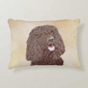 Iers waterspaniel schilderen - Oorspronkelijke hon Accent Kussen