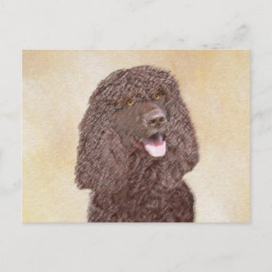 Iers waterspaniel schilderen - Oorspronkelijke hon Briefkaart
