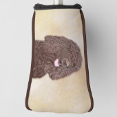 Iers waterspaniel schilderen - Oorspronkelijke hon Golfheadcover (Draai 90)