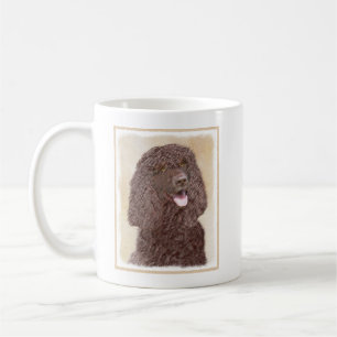 Iers waterspaniel schilderen - Oorspronkelijke hon Koffiemok