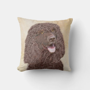 Iers waterspaniel schilderen - Oorspronkelijke hon Kussen