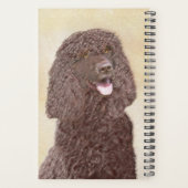 Iers waterspaniel schilderen - Oorspronkelijke hon Planner (Achterkant)