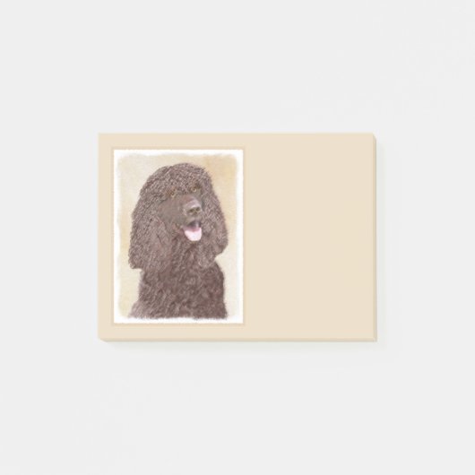 Iers waterspaniel schilderen - Oorspronkelijke hon Post-it® Notes (Voorkant)