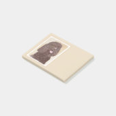 Iers waterspaniel schilderen - Oorspronkelijke hon Post-it® Notes (Schuin)
