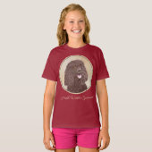 Iers waterspaniel schilderen - Oorspronkelijke hon T-shirt (Voorkant volledig)
