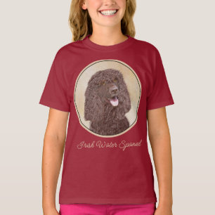 Iers waterspaniel schilderen - Oorspronkelijke hon T-shirt
