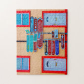 Iers Wegwijzer Galway Ierland. Legpuzzel (Verticaal)