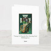 Iers Wenskaart van de Blessing Kaart (Achterkant)