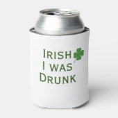 Iers werd Drink St. Patrick's Day Koelbox Blikjeskoeler (Blikje Voorkant)