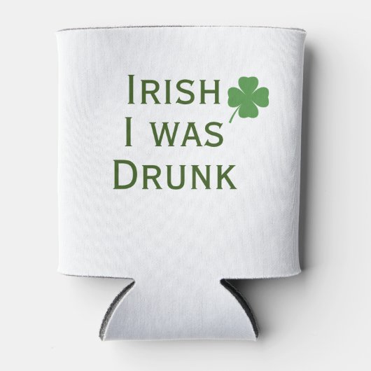 Iers werd Drink St. Patrick's Day Koelbox Blikjeskoeler (Voorkant)