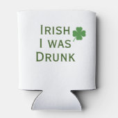 Iers werd Drink St. Patrick's Day Koelbox Blikjeskoeler (Achterkant)