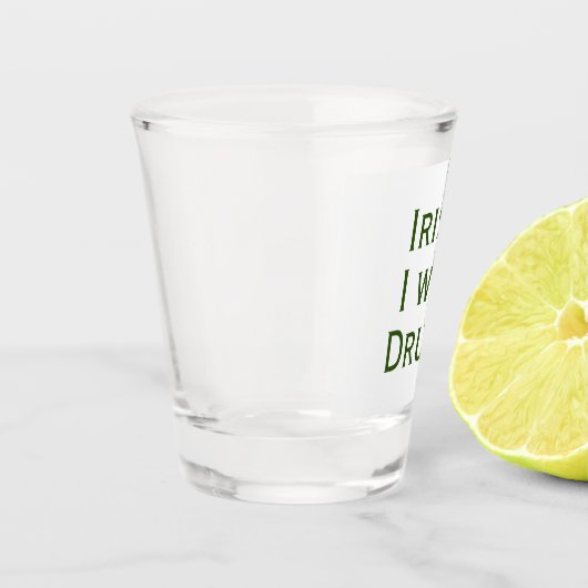 Iers werd Drink St. Patrick's Day Shot Glass Shot Glas (Links)
