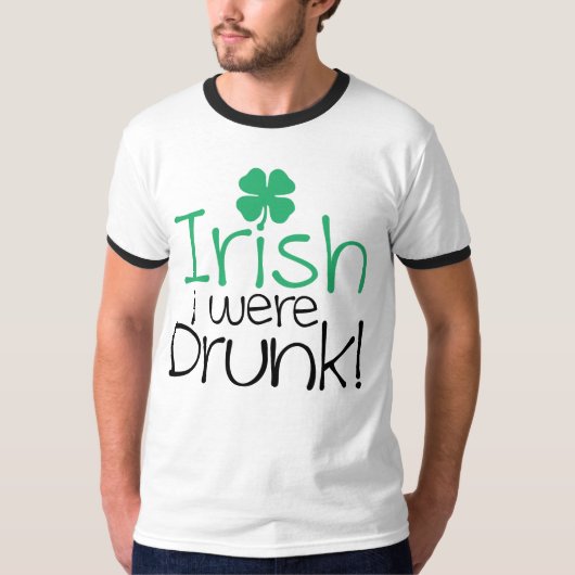 Iers werd drink! t-shirt (Voorkant)
