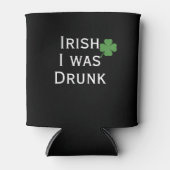 Iers werd ik Drink in Black St. Patrick's Day Blikjeskoeler (Voorkant)