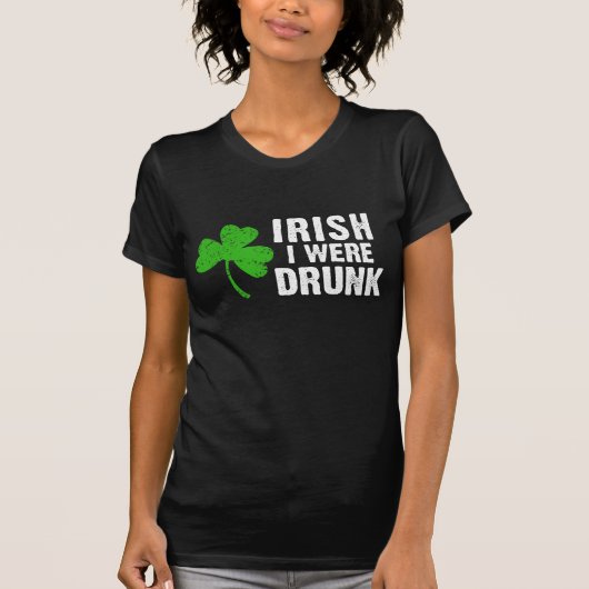 Iers werd ik Drink! T-shirt (Voorkant)