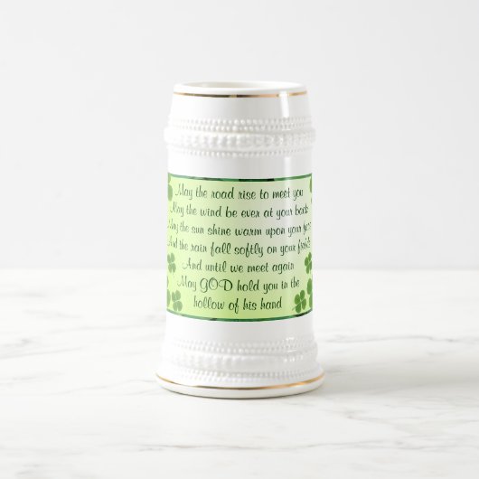 Iers zegen stein bierpul (Center)