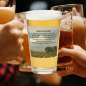 Iers zegenend boerenlandschap glas