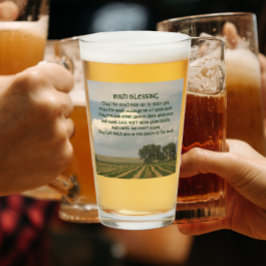 Iers zegenend boerenlandschap glas