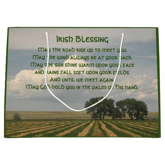 Iers zegenend boerenlandschap groot cadeauzakje (Voorkant)