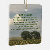 Iers zegenend boerenlandschap keramisch ornament (Rechts)