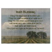 Iers zegenend boerenlandschap snijplank (Voorkant)
