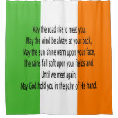 Iers zegeningsplein douchegordijn (Voorkant)