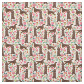 Iers zetter florals crème stof (Swatch)