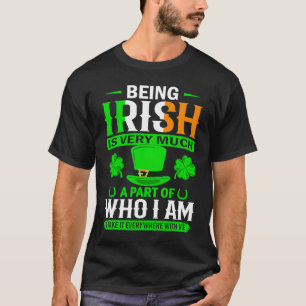 Iers zijn is een groot deel van wie ik ben, dat ne t-shirt